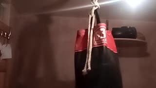 Heavy bag workout