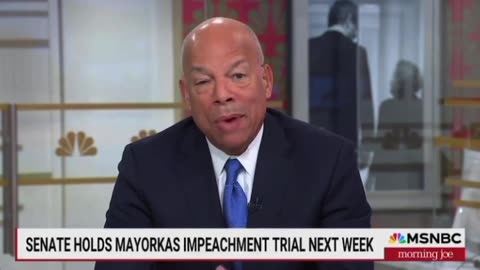 ABSURD: Former DHS Sec Makes MSNBC Appearance To Condemn A Potential Mayorkas Impeachment