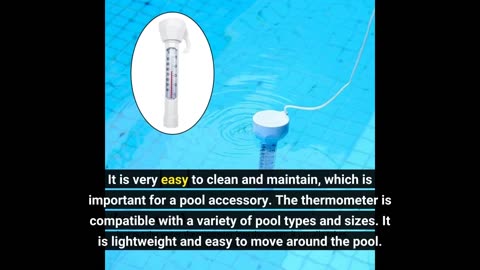 Intex Pool Thermometer - Poolzubehör - Schwimmendes Thermometer - Weiß