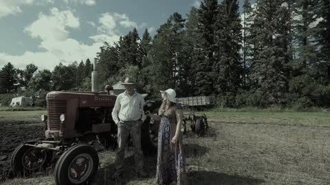 On the Farm with Farmer John and his 1952 Farmall Tractor to plow the fields old-school!