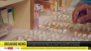 Government issues Serious Shortage Protocols for penicillin