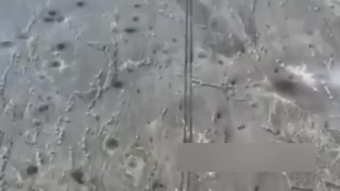 A powerful strike of the Russian Armed Forces on a column of APU vehicles.