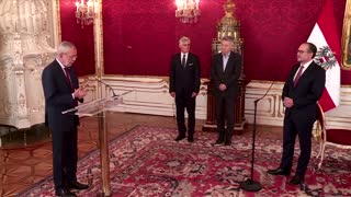 Austria swears in new chancellor after Kurz quit