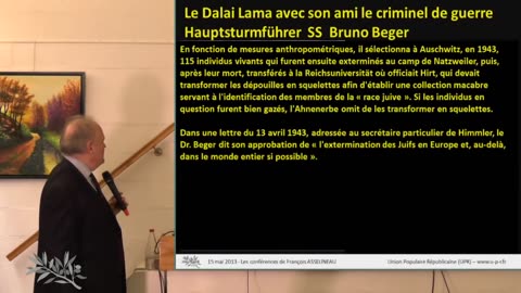 Le Dalaï Lama: "Un Agent américain aux fréquentations douteuses..."