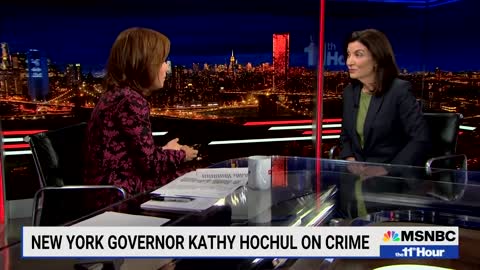 MSNBC Shocks the World and Slams Kathy Hochul on Crime: "We Don't Feel Safe"