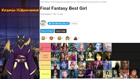 Final Fantasy Best Girl (Guiles Dream)