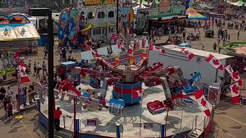 Top view of K-days from the Ferris Wheel.