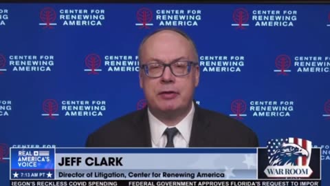 Jeff Clark -this is a situation, where a flat law of the United States was violated