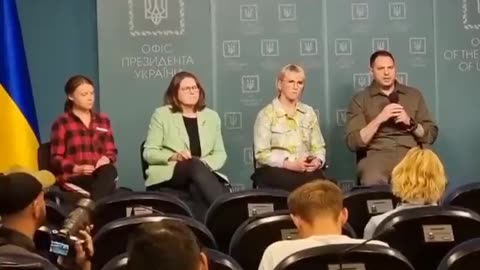 Greta Thunberg doing in Ukraine with Zelensky