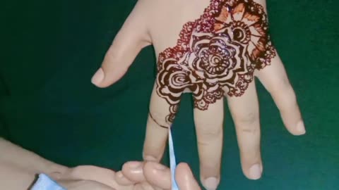 Simple mehndi designs for back hand I flower mehndi design back hand I easy mehndi designs for girls
