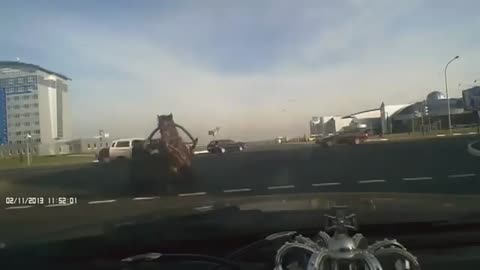 An accident with a horse.