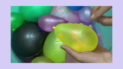 Water balloons pop part 1 !!!🎈