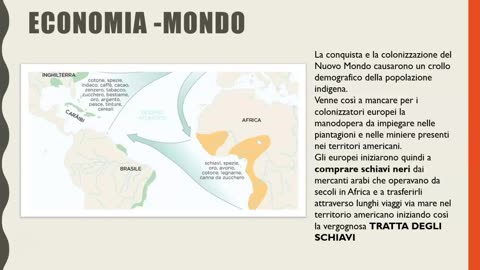 L'economia mondo e la tratta degli schiavi nel 16°secolo DOCUMENTARIO che non è mai smesso lo fanno ancora oggi con i profughi che arrivano con i barconi dal mar mediterraneo che non fuggono dalla guerra ovvio