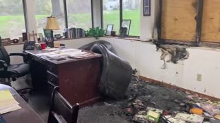 Violent Liberals Set Fire To Pro-Life Office With Molotov Cocktails