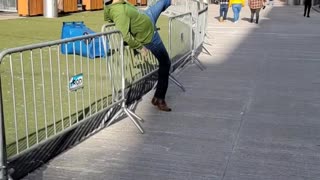 Attempt to Jump Fence Fails