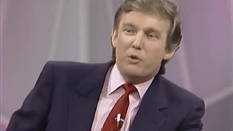Trump in 1988 said the same things he says today and did while President