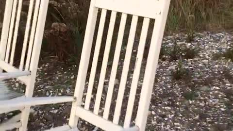 Two Chairs on the Ocean