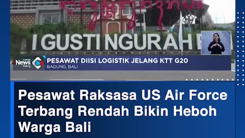 Giant US Air force force low-flying force is sending Balinese residents to hell