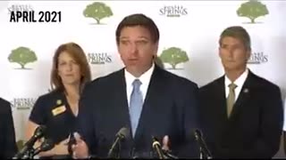 Ron DeSantis promoting vaccines