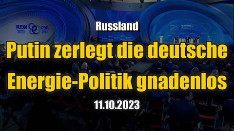 🟥 Putin zerlegt die deutsche Energie-Politik gnadenlos (Plenarsitzung ⎪ 11.10.2023)