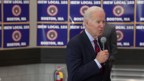 President Biden speaks at union event in Boston