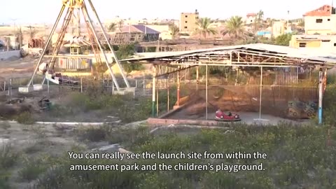 Israel divulga vídeo de lançadores de foguete do Hamas escondidos em playground infantil