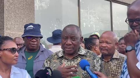 Ramaphosa on Springboks Oct 28