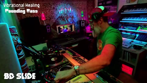 BD Slide - Vibrational Healing Through Pounding Bass - Live DJ 1/9/24 - vinyl + rotary mixer