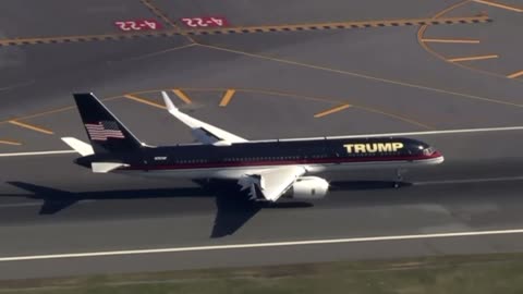 TRUMP❤️🥇👑FLY ONLY ON HIS BOEING 757🛫TRUMP FORCE ONE💙🇺🇸🛬✨⭐️