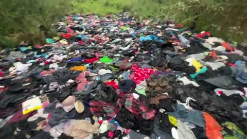 “The Mattress” is what the Texas National Guardsmen call this massive debris field