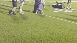 Little Girl Lays the Smackdown on Tackling Dummy