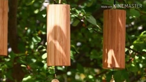 relaxing bamboo windchimes