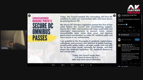 DC new "Woke" Crime Bill, Black female super mayor out of control.