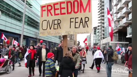 More Than 10,000 People Marched For Freedom In Calgary, Alberta Feb. 5, 2022 #ConvoyForFreedom2022- #TrudeauForTreason