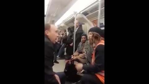 Geza Tarjanyi challenges Matt Hancock MP on the London Underground - 24-01-2023