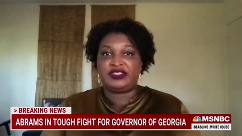 Stacey Abrams: Georgia Governor's Race Is About 'Defending Democracy'