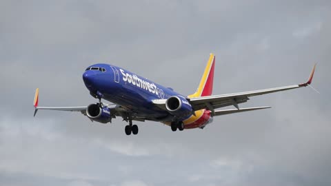 Southwest Boeing 737-800 on final for St. Louis Lambert Intl - STL