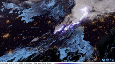Satellite imagery shows deadly storm developing over Southern US