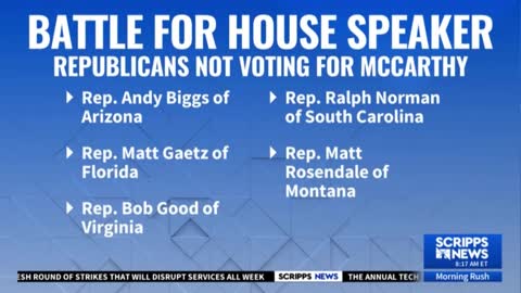 New Congress To Convene, But Will McCarthy Be House Speaker?