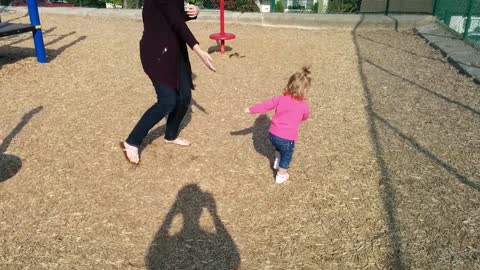 Little girl is adorably dizzy