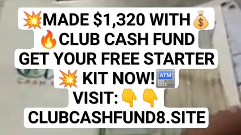 🔥👉How I Made $1,000 in a Week with Club Cash Fund | Cash Fund CCF | CCF CLUB CASH