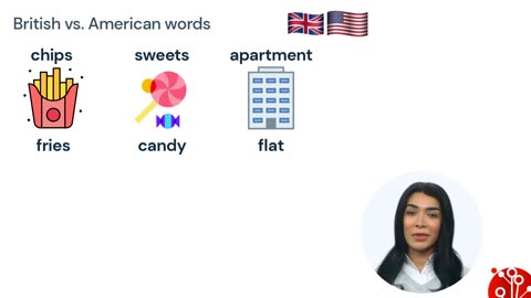 Learn the English language - The Differences Between British English versus American English words