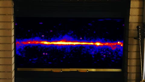 NASA's Cosmic Ballet: Unveiling the Enchanting Dance of Gamma Rays in The Crackling Fermi Fireplace