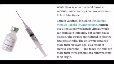 God Father of vaccine testified under oath about the use of dozens of aborted fetuses
