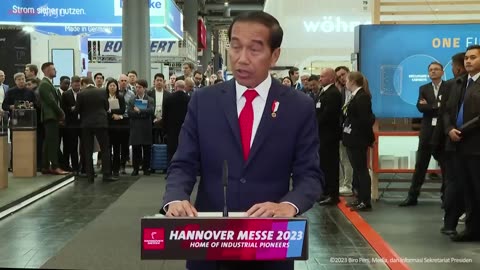 President Jokowi Inaugurates the Indonesian Pavilion, Hannover, 17 April 2023