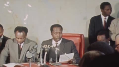 Kenya Vice-President Daniel arap Moi Press Conference After The Assassination Of Tom Mboya