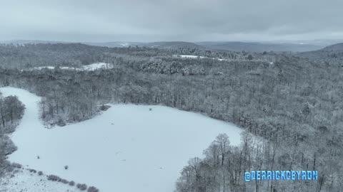 LETS DIVE IN DRONE FOOTAGE OF BLIZZARD IN THE NORTHEAST.