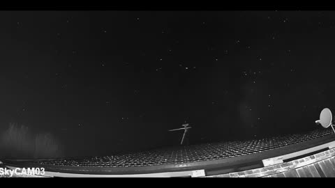 Jet passing overhead on Dual Lens Color and IR BW mode examples 4k 2x4mp - The Out There Channel