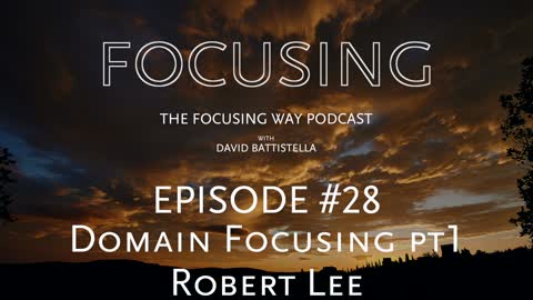 TFW 028 Domain Focusing with Robert Lee Part 1