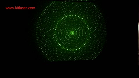 beatiful light laser green video